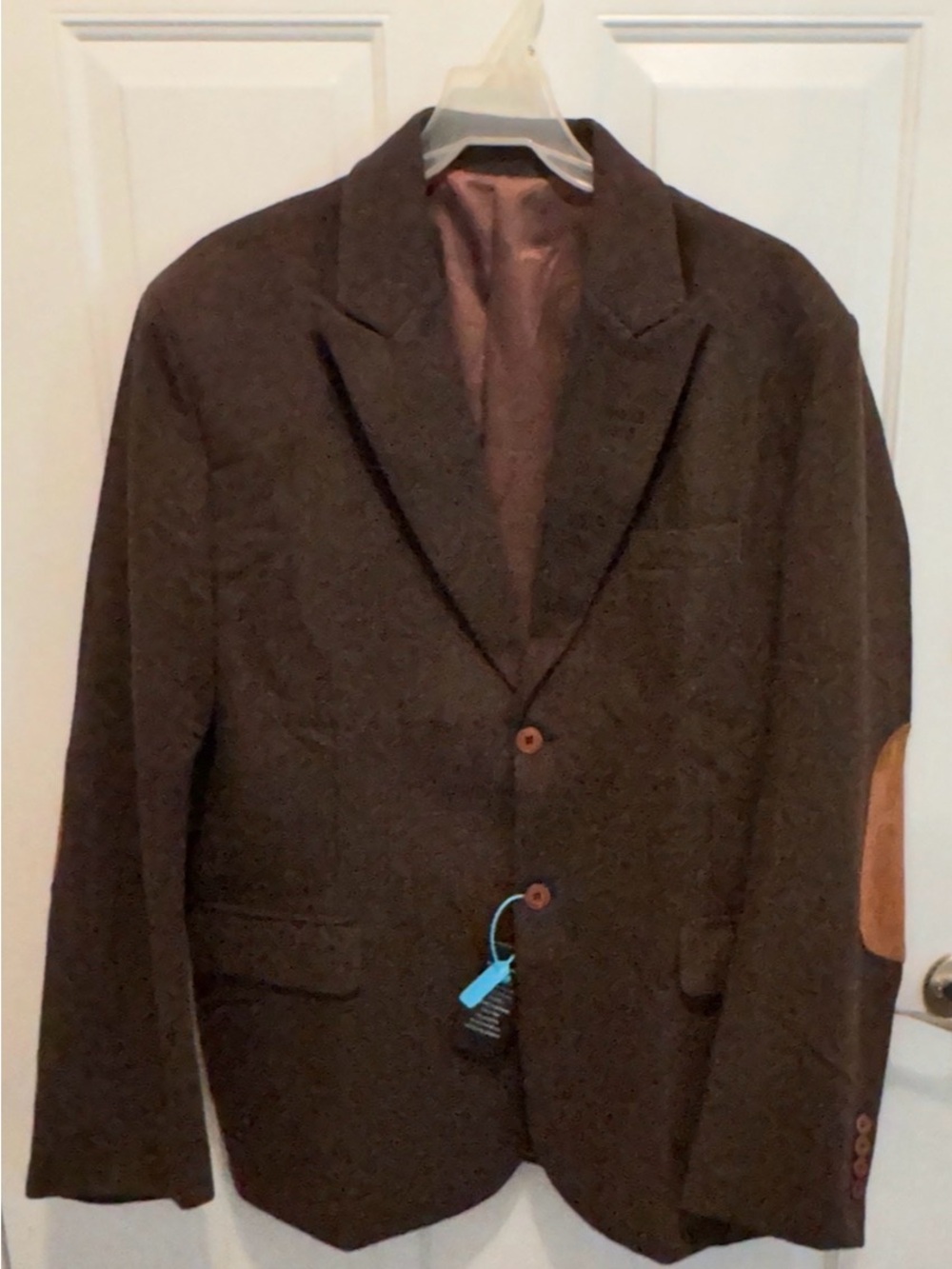 Men's Brown Sport Coat with Elbow Patches